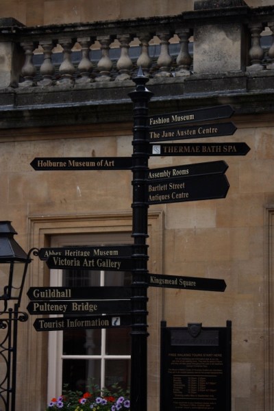 jane austen on the signposts!