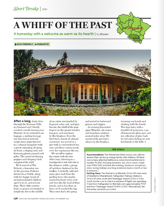 NGT Nov'14 - Bhavani - The Retreat, Bhimtal