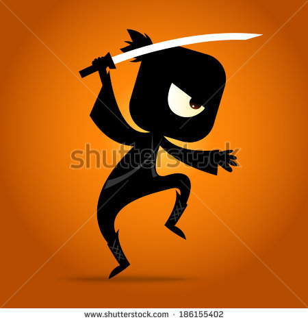 stock-vector-japanese-ninja-figure-in-action-186155402